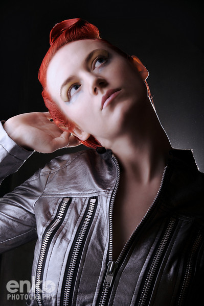 Female model photo shoot of Enko MUA by Linger Studios