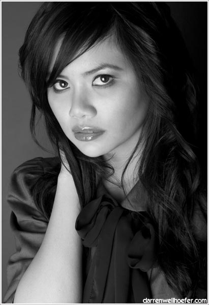 Female model photo shoot of Jenny Tran by Darren Wellhoefer, makeup by Christina M Nguyen