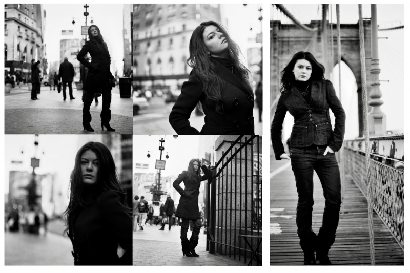 Female model photo shoot of AK47 in New York City