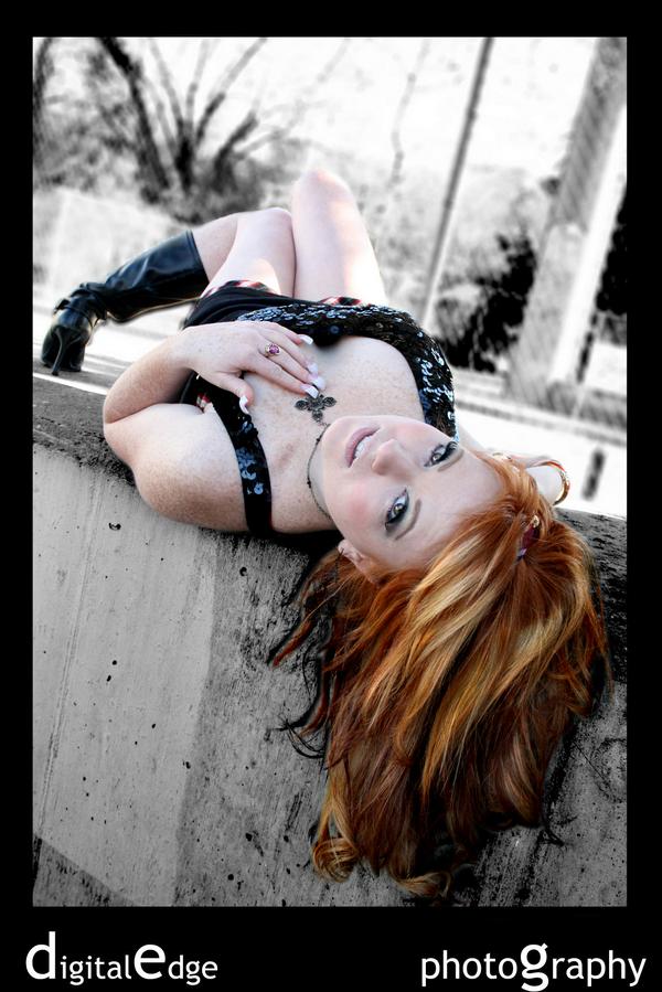 Female model photo shoot of Poison--Ivy in downtown spokane, wa