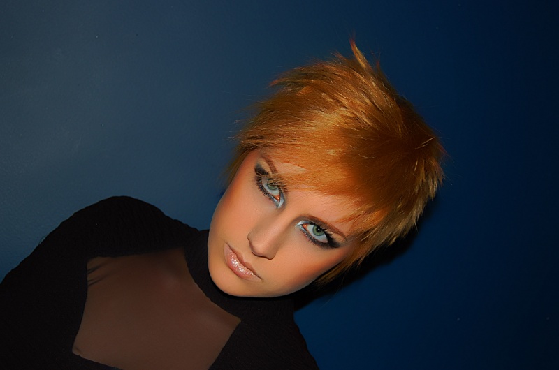 Female model photo shoot of Brandizle by D Glenn, makeup by KhamilianMakeUpArtistry