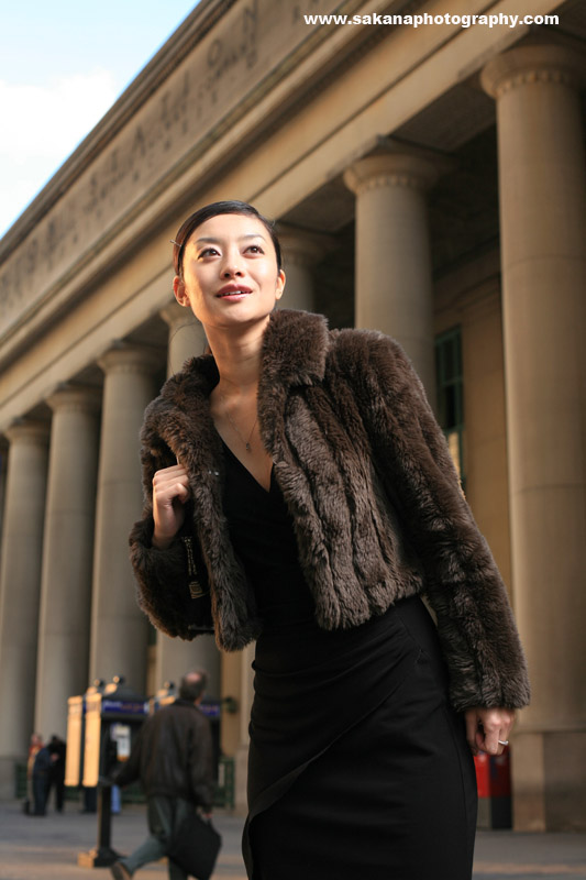 Female model photo shoot of Hitomi Nakamura in Union station