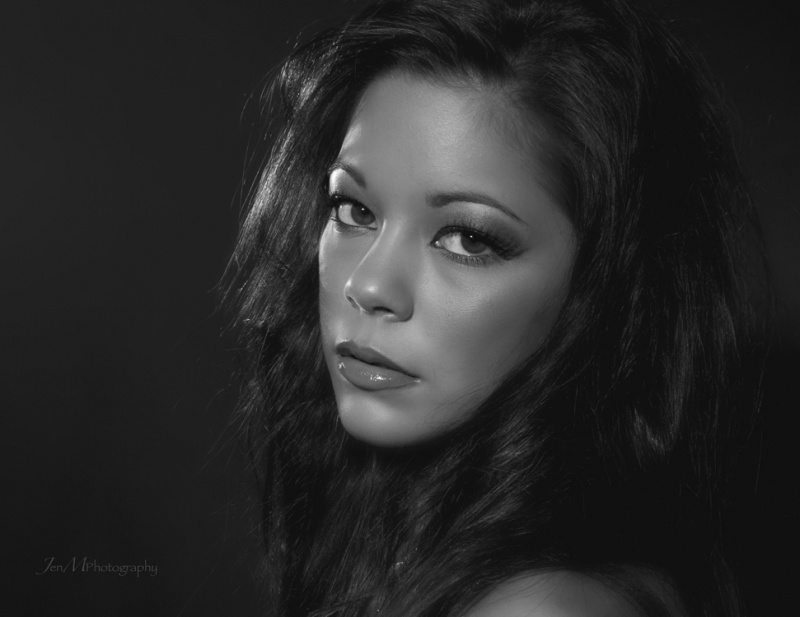 Female model photo shoot of Katerina Gonzalez by JenM Photography, makeup by BLACK MAJIC