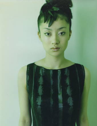 Female model photo shoot of Hitomi Nakamura in Mitsu Shitara Studio