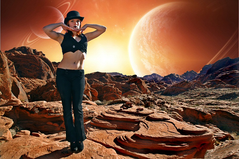Male and Female model photo shoot of Photocraft Las Vegas and CLE in Valley of Fire