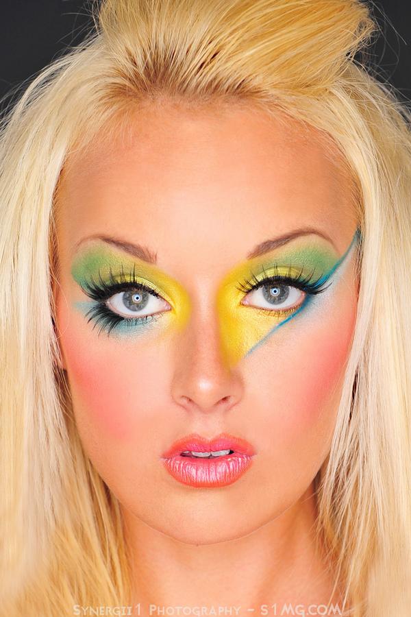 Female model photo shoot of Fawn - Make up artist