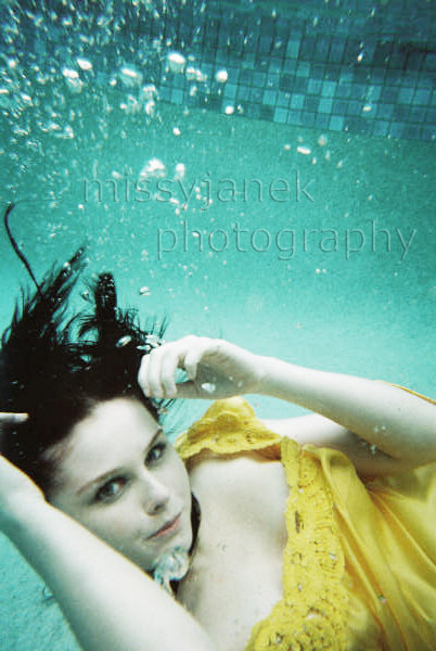 Female model photo shoot of missyjanek and KB Griffin  in under water