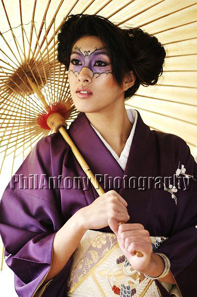 Female model photo shoot of Kitsuke kimono dressing and ShootwithmeQ by PhilAntony in Woolwich, London, England, wardrobe styled by Kitsuke kimono dressing
