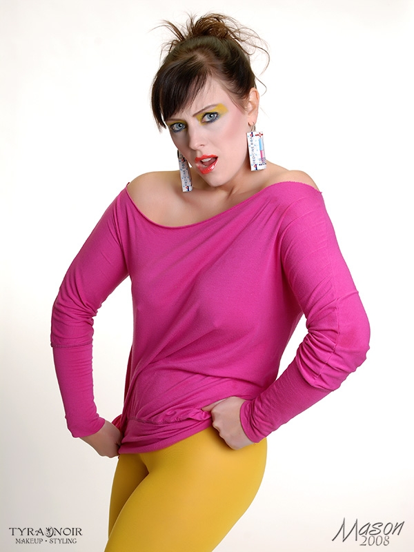 Female model photo shoot of Melanie Madison by Mason Hladun, makeup by Tyra Noir Make Up