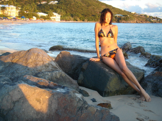 Female model photo shoot of Neena Q in st. thomas, caribbean