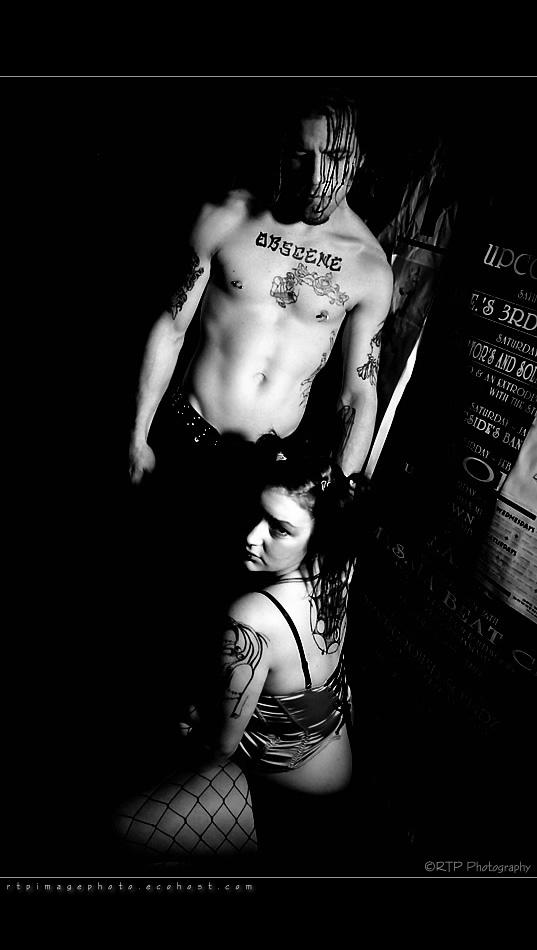 Male and Female model photo shoot of Thristian Bledsoe and Lady Intoxication by Sunset Photography in Ringside