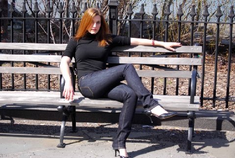 Female model photo shoot of Kathryn Bundy by James Clark Photography in Brooklyn Bridge Park