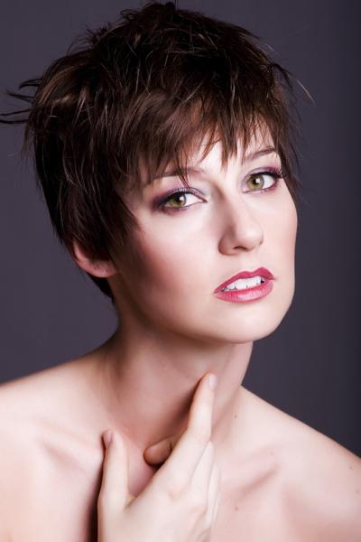 Female model photo shoot of Lauren_W by Heather Kelle Photo in Sacramento, makeup by Richard Munoz Makeup