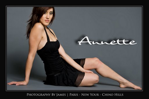 Female model photo shoot of annette vayo by Photography by James