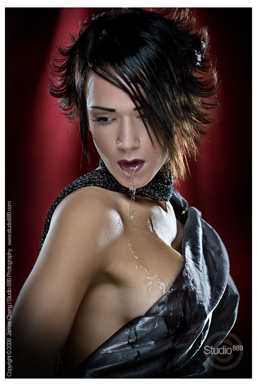 Female model photo shoot of Angelrose by Studio 889 in Seattle, makeup by Meehshel