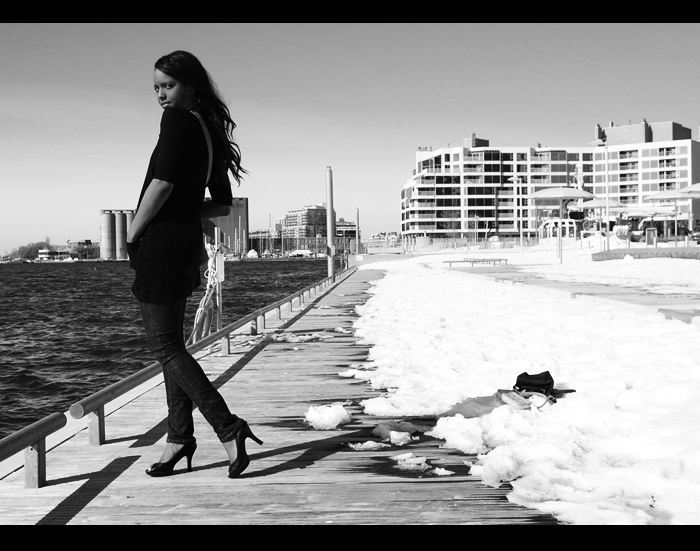 Female model photo shoot of Kat Leroux and Quincey in Harbourfront (Toronto, Canada)