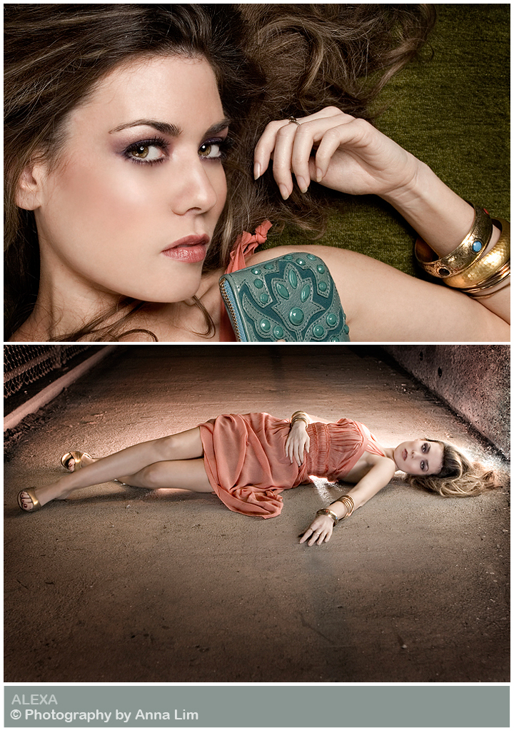 Female model photo shoot of Anna Cruz and Alexa Marie Robinson in Long Beach Studio