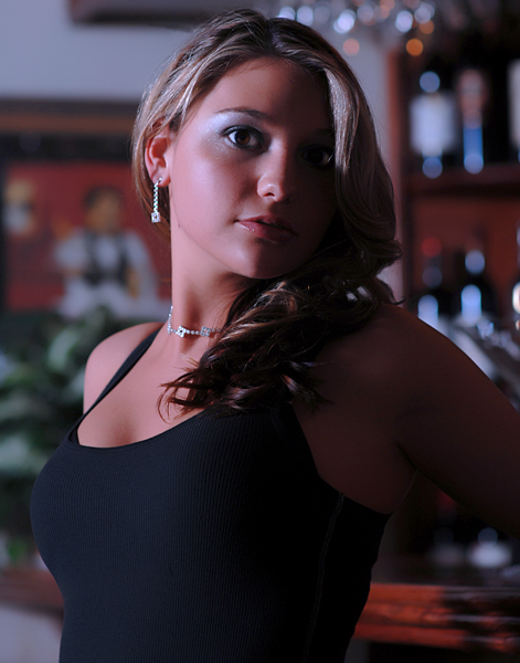 Female model photo shoot of Amy Dani-elle in Italian Bar