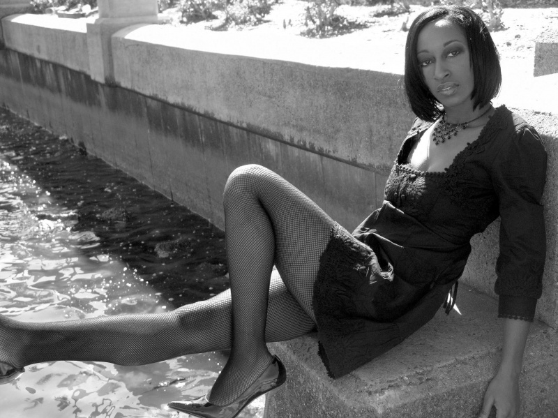 Female model photo shoot of Donicia Henry, makeup by Yuzly Makeup and Jolie Designz