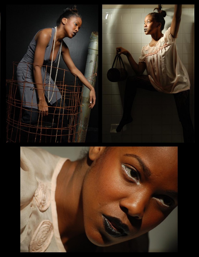 Female model photo shoot of ENBS by T ALEXANDER in NYC, makeup by Untamed HeART