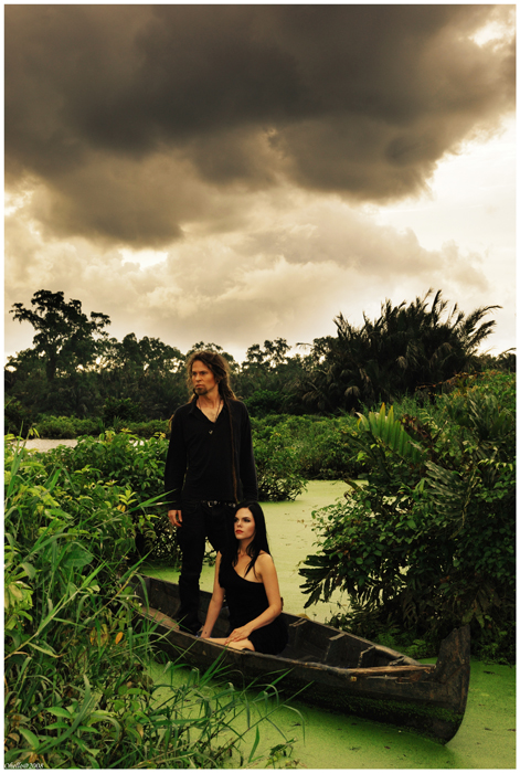 Male and Female model photo shoot of Ohello and Oracle Black in Pantai Indah Kapuk, Jakarta