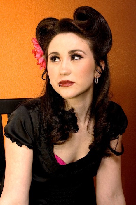 Female model photo shoot of Iris Hair and Makeup