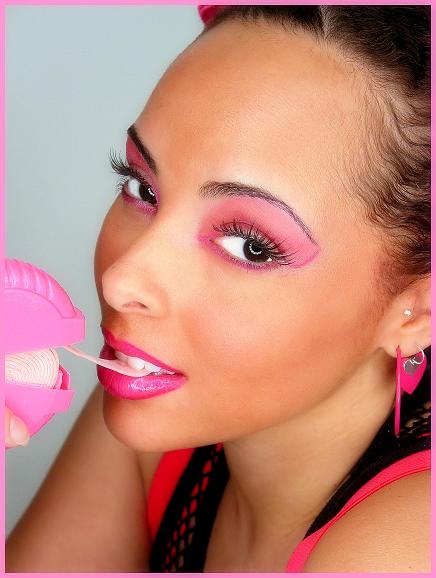 Female model photo shoot of Nia Knowland by wrightography in Atlanta, Ga, makeup by Vanessa Velour