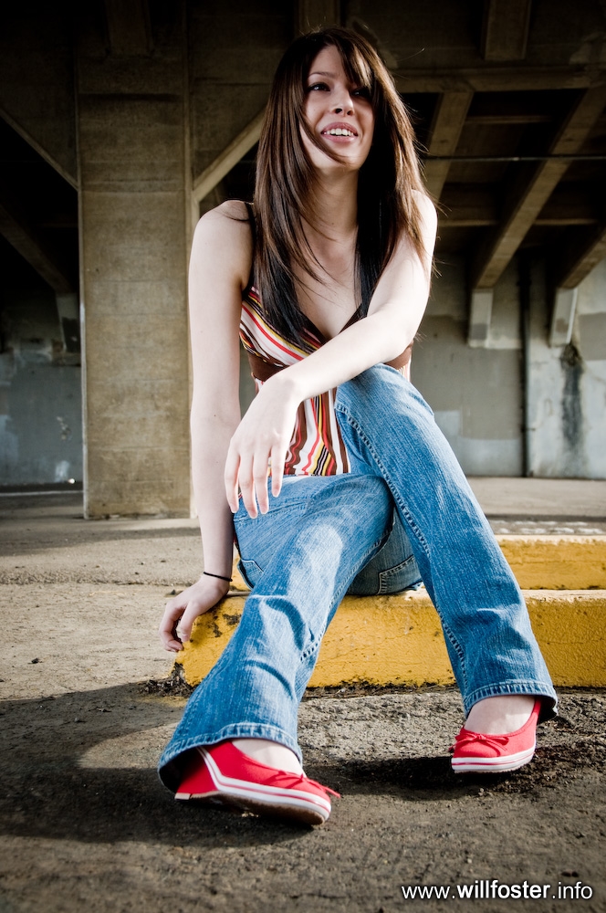 Female model photo shoot of -Janie- by Will Foster in Downtown Albany, OR