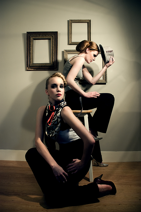 Female model photo shoot of eriberi and Michelle Schlafen-Brown by Erin McWhirter, makeup by Savile Beauty