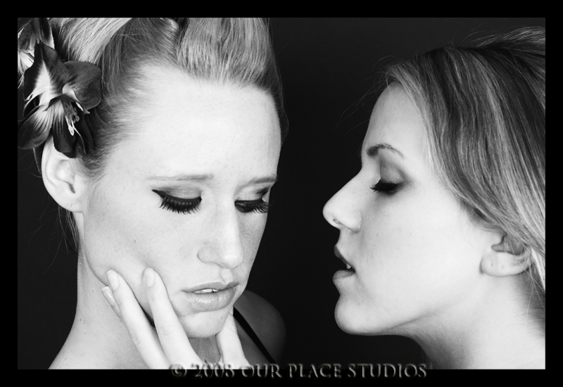Female model photo shoot of Cheyennemarie and Jenaliegh by CJ - Our Place Studios in Our Place Studios