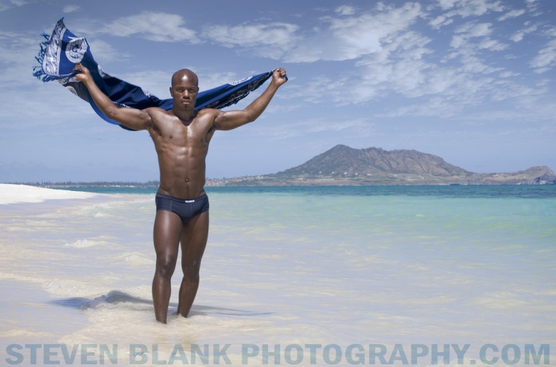 Male model photo shoot of Steven Blank and Milan Christopher in Hawaii