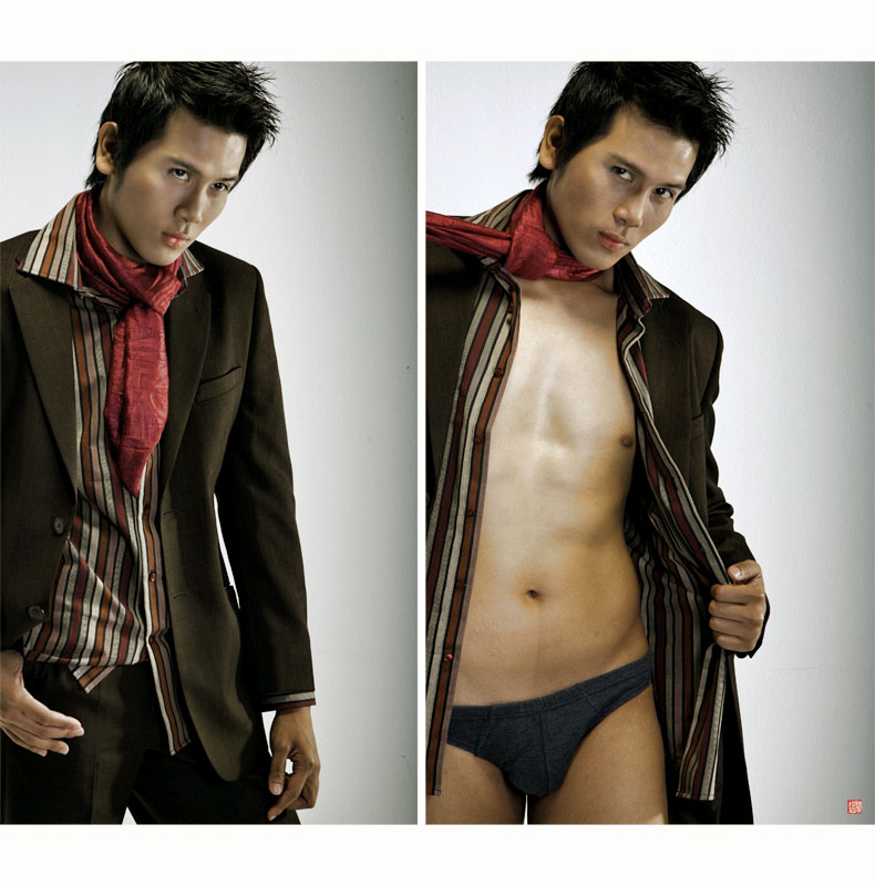 Male model photo shoot of fadlyan by burgy in studio jakarta indonesia