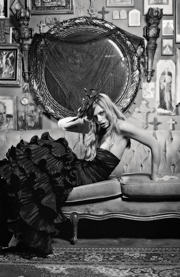 Female model photo shoot of Llana Barron by Brett Munoz in LA, wardrobe styled by Eileen K
