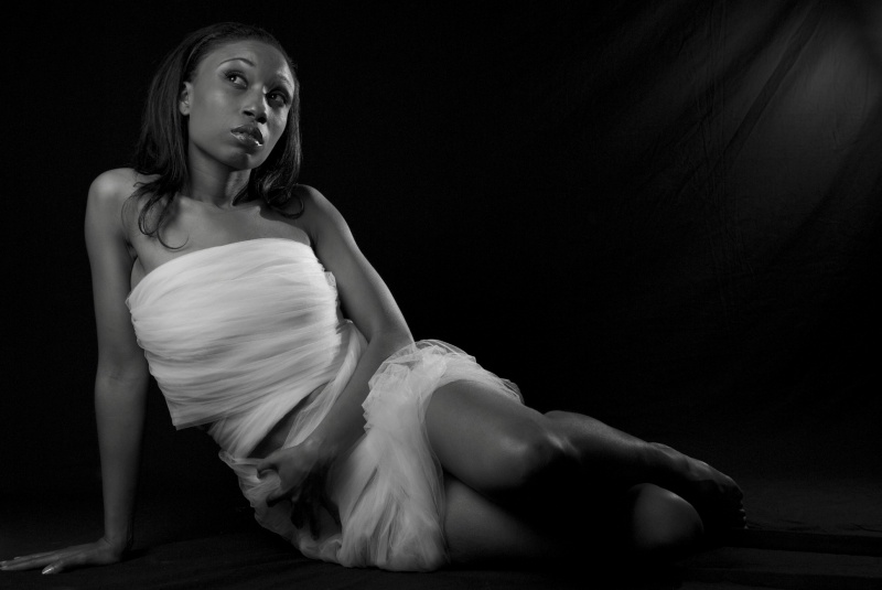 Female model photo shoot of Cha-Cha Dimond by Brett Casadonte, makeup by Markita Marie