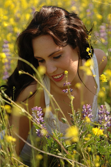 Female model photo shoot of Janelle Alyce by J o s h  L y o n in Mission Viejo field by 241 toll road