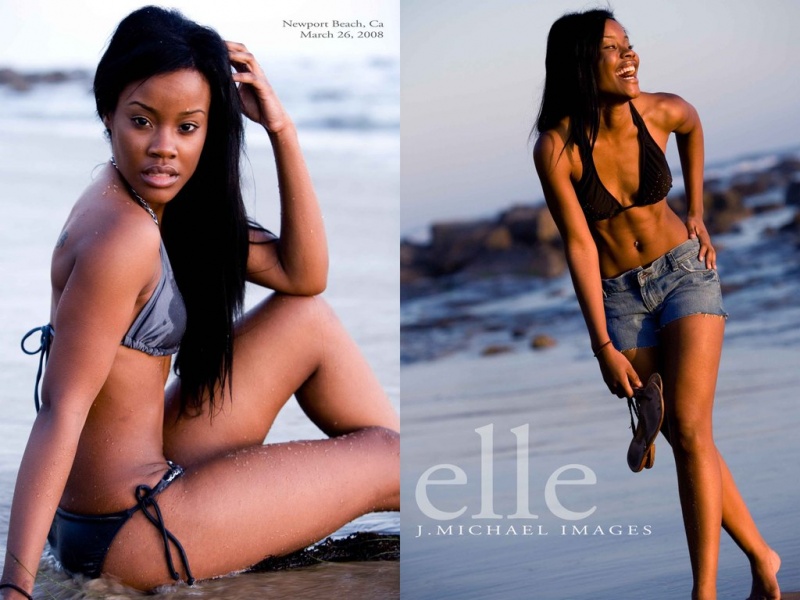 Female model photo shoot of Elle Enjoli in Newport Beach California