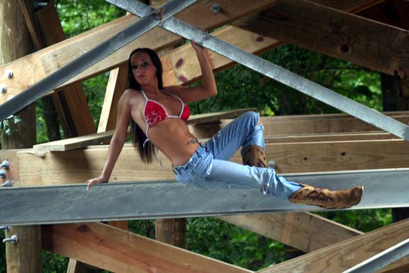 Female model photo shoot of Heather Benjamin in Cape Fear River Trail (Fayetteville, NC)