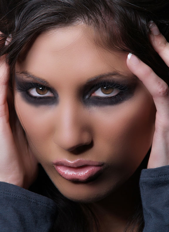 Female model photo shoot of Missa Mee in hartman's studio, makeup by Makeup by Sally