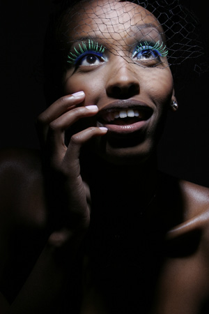 Female model photo shoot of sydney kaje in Carlos Imani Studios