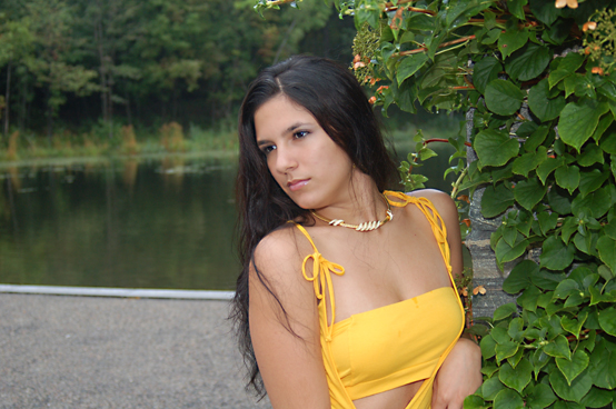 Female model photo shoot of marianna  ferraz in elm park