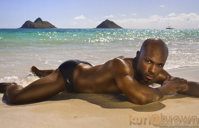 Male model photo shoot of Milan Christopher by Kurt R. Brown in Paradise!