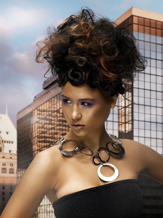 Female model photo shoot of AG Hair Cosmetics