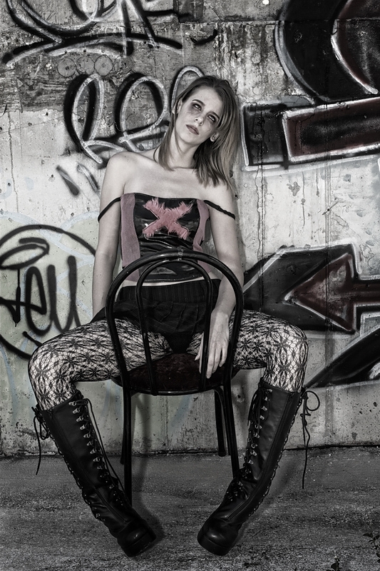Female model photo shoot of Innominate by BRANDENBURG in Ybor