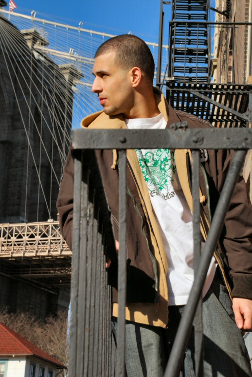 Male model photo shoot of BLUE of URBAN OVERDOSE in DUMBO Brooklyn