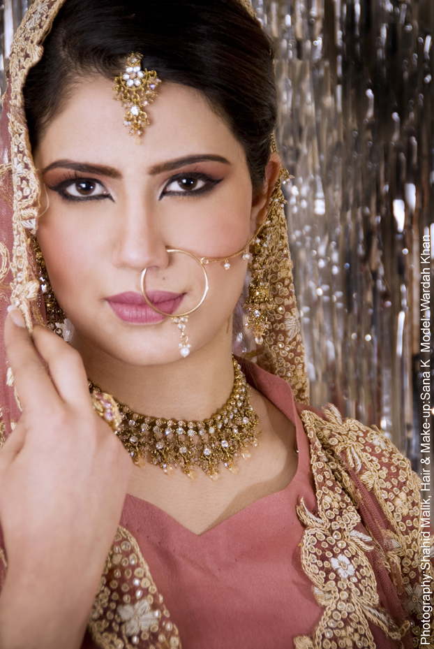 Female model photo shoot of Prettywoman by Shahid Malik in Hatch end, makeup by SANA KERMANI