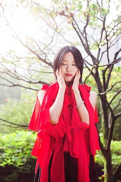 Female model photo shoot of cecile sayuri