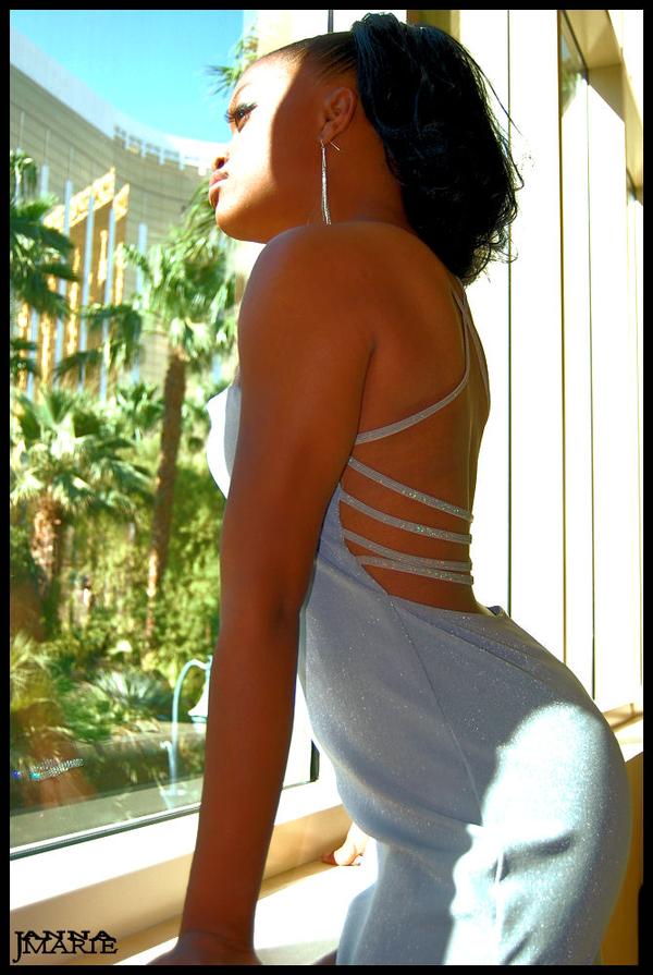 Female model photo shoot of Mahogani B in Luxor Hotel & Casino