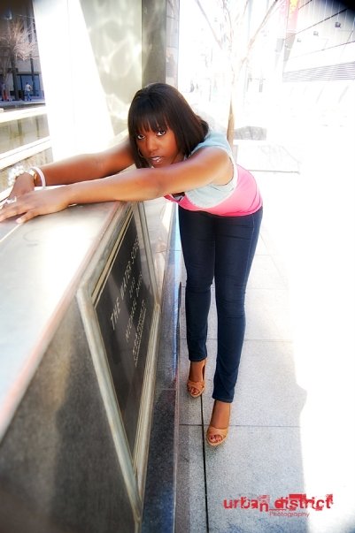Female model photo shoot of Ms Brooks by LaMont DeSal in downtown Houston, TX