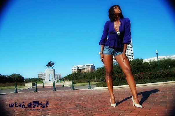 Female model photo shoot of Ms Brooks by LaMont DeSal in downtown Houston, TX