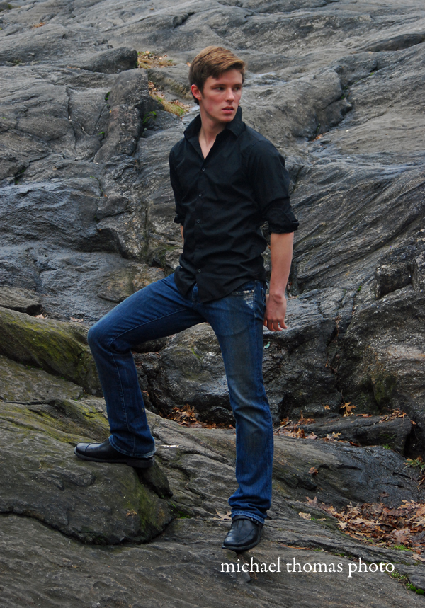 Male model photo shoot of Sam from Juilliard by Michael Thomas Photography in Central Park, NYC